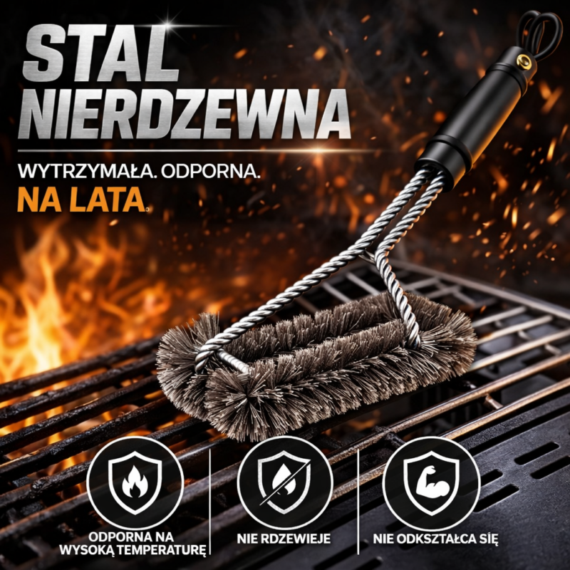 Blezi - SZCZOTKA DO CZYSZCZENIA GRILLA